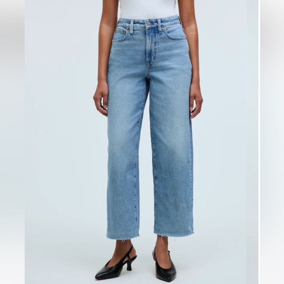 Madewell Denim - MADEWELL The Curvy Perfect Vintage Wide-Leg Crop Jean NWT Size 25P
